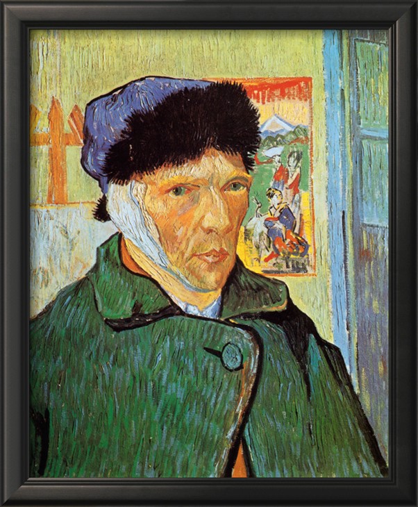 Self Portrait With Bandaged Ear, C.1889 By Vincent Van Gogh